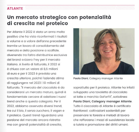 Intervista Paola DIano sul mercato del cioccolato